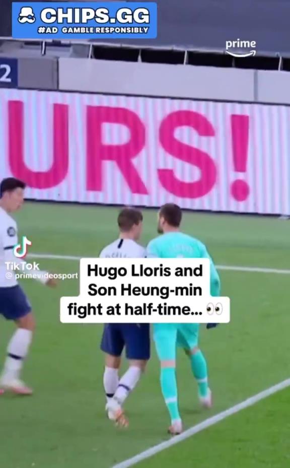 更衣室時(shí)刻驚爆時(shí)刻之一，孫興慜和洛里從瘋狂慶祝到激烈爭吵！