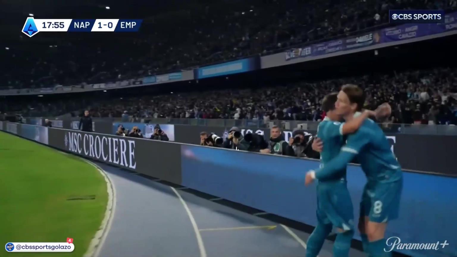 完美進球！麥克托米奈中場帶球一條龍外圍勁射破門！